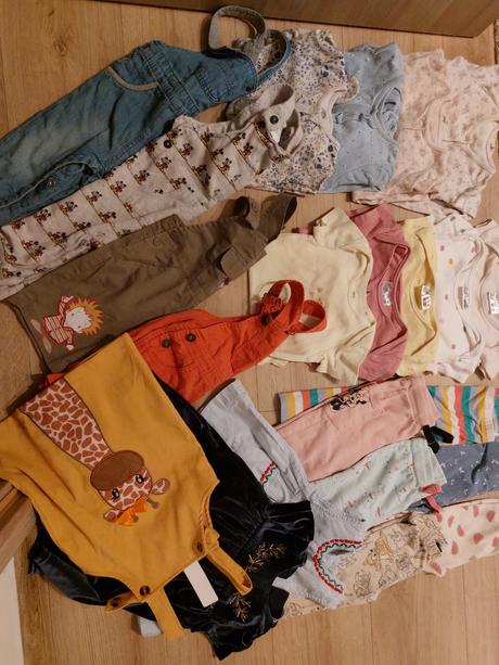 Balík oblečenia velk. 12-18m 86, 86–98