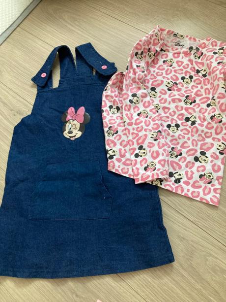 Sukňa riflová s tričkom, sinsay,104