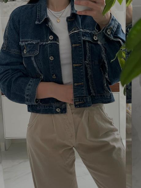 Rifľová bunda  green apple, s