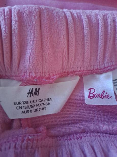 Teplaková súprava barbie, h&m,128