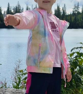 Farebná prechodná bundička, sinsay,116