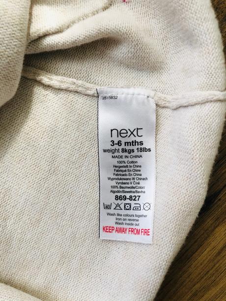 Svetrík next 3-6 mesiacov, next,68