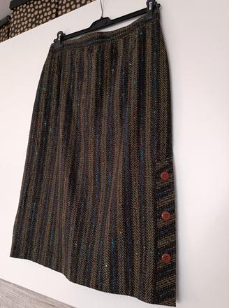 Teplá midi sukňa, xl