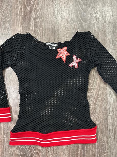 Mango dierkovane tričko č.xs, mango,xs