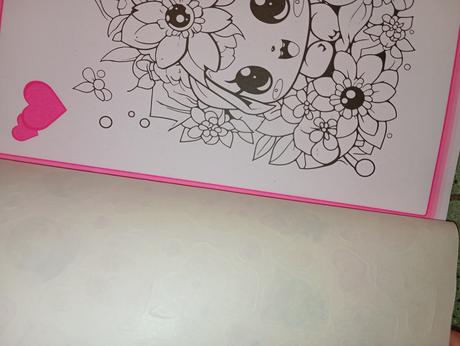 Manga kawaii color omaľovánka s nálepkami, 