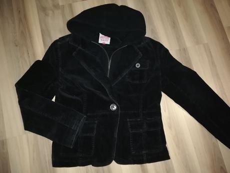 Menčestrová bunda so všitou mikinou veľ.146/152, 146