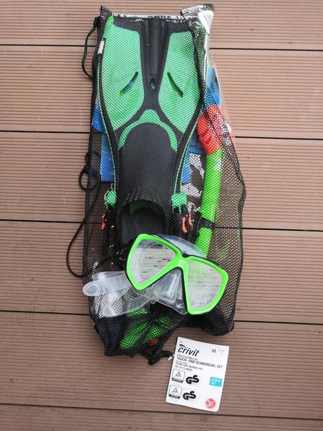 Detská profesionálna súprava na potápanie a šnorch, 