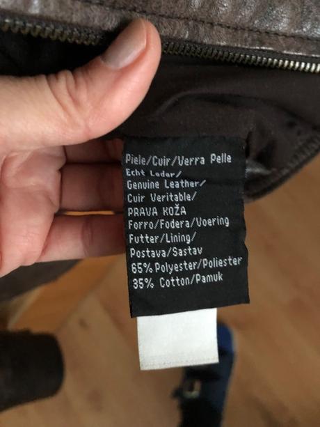 Jesenná bundička kožená, 36