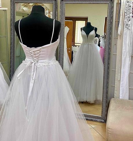 Svadobné šaty vo veľkosti  s/m/l, m