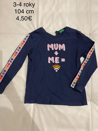 Detské tričko, benetton,104