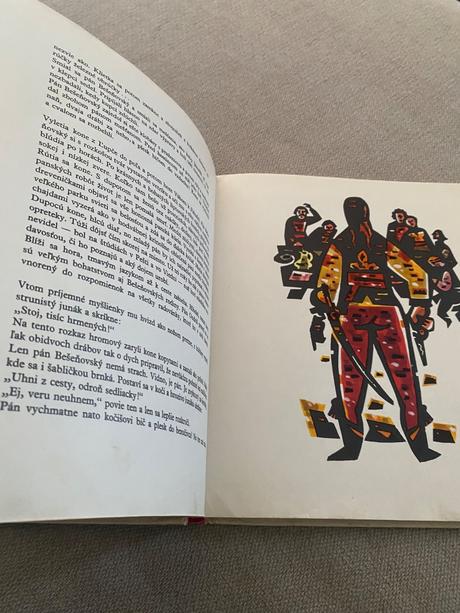 Stará retro rozprávková kniha junácka pasovačka,