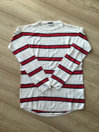 Dámsky pásikavý svetrík, pepco,s