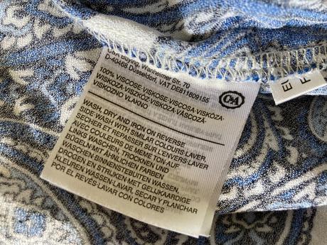 Vzorovaný letný top 44/46, c&a,44