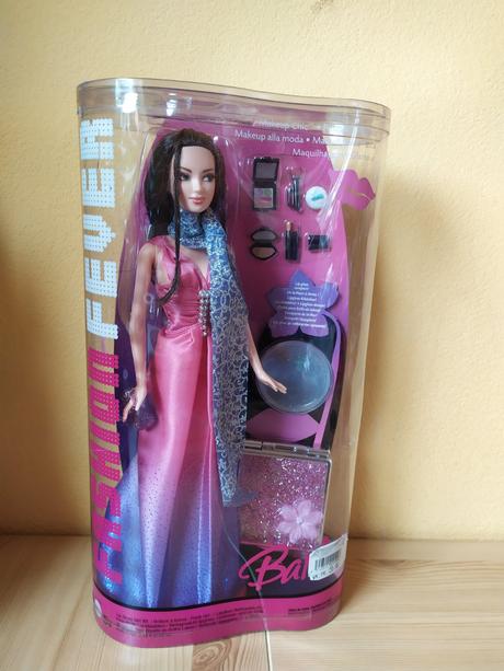Nová ovp barbie fashion fever make up chic, 