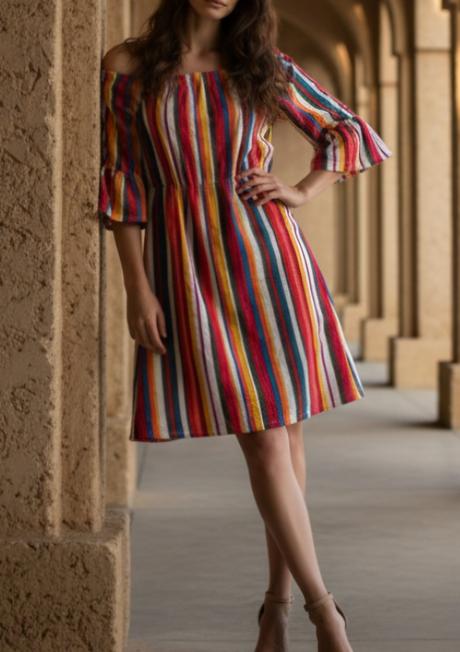 Krásne šaty, papaya,s