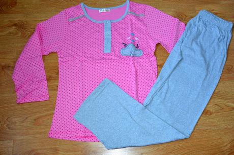 Dámske bavlnené pyžamo, l - xxxl