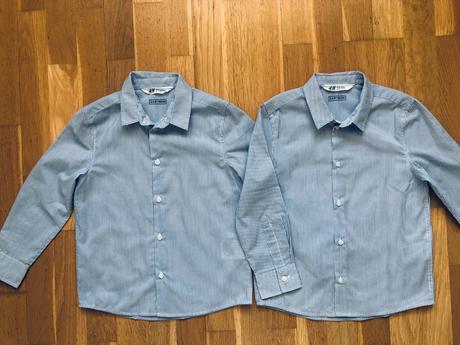 Košele pre dvojičky h&m 116, 116
