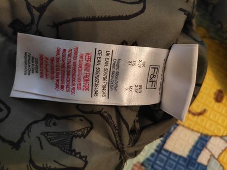 Hrubá zimná bunda dino č.98, f&f,98