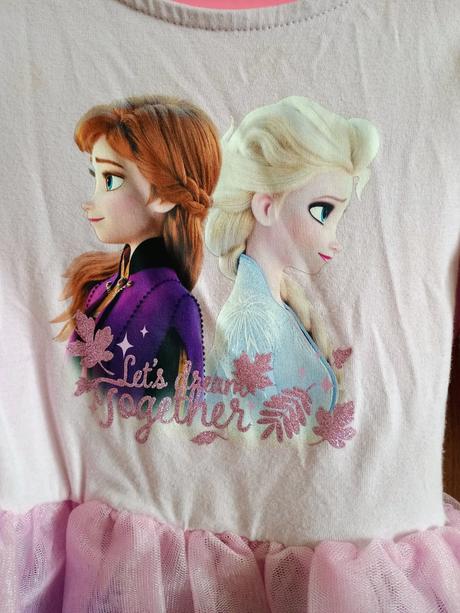 Šaty frozen veľ 98-104, h&m,104