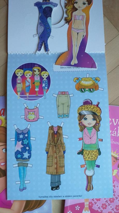 3 x kreaktivne knihy pre dievcata, 