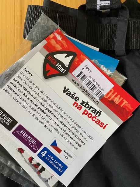 Damske turisticke nohavice, s, high point,s