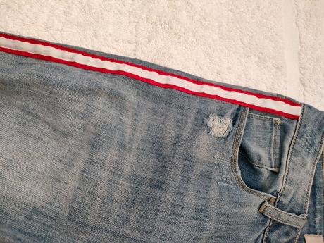 Dámske modré rifle m, denim co,m