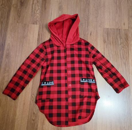 Predĺžená karovaná košeľa, 110