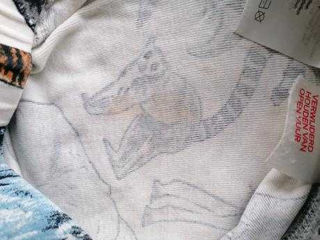 Pyžamo zvieratá, h&m,122