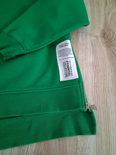 Zelená mikina, amisu,m