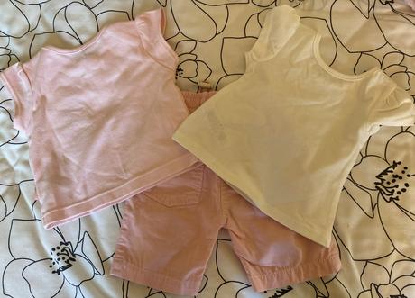 Nenosené tričko mothecare v. 56 na 0-3 mes., mothercare,56