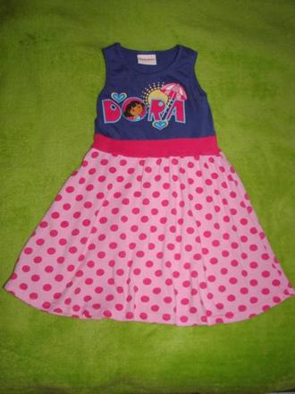 Šaty dora 104/110, disney,110