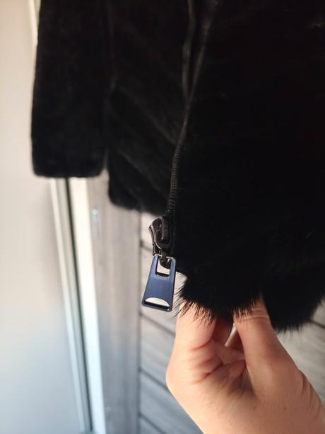 Luxusny kozusok norka + strihana ovecka, s