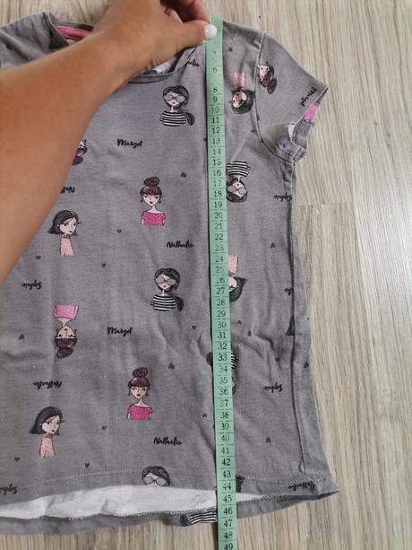 Dievčenské sivé tricko, sinsay,116