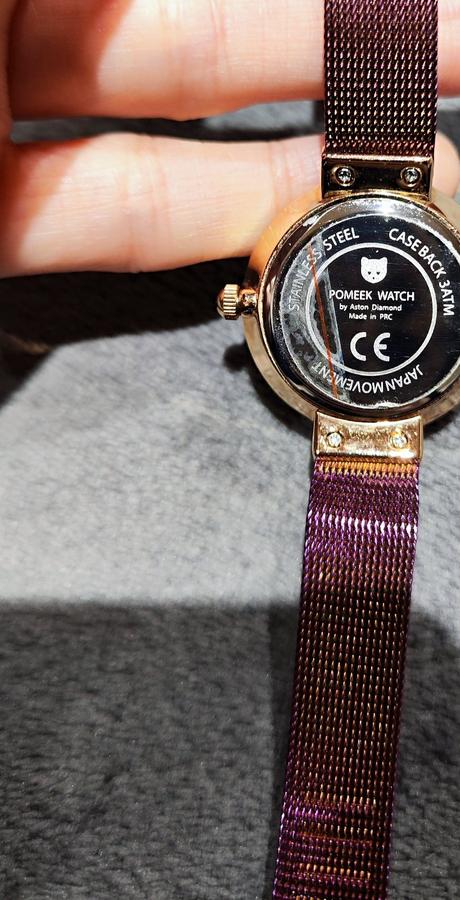 Hodinky pomeek violet,