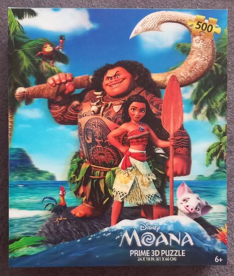 Puzzle 500 vaiana 3d, 