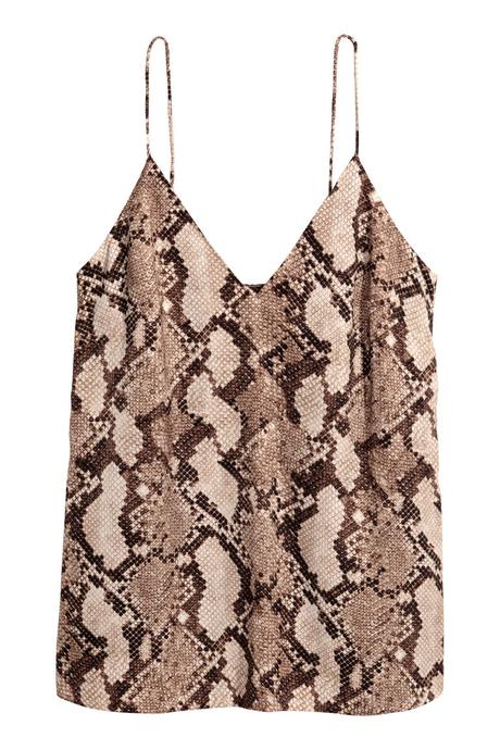 Top na ramienka, h&m,l