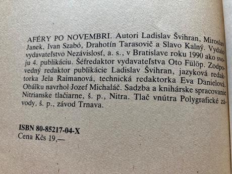 Aféry po novembri (1990),
