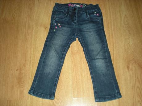 Dievcenske riflove nohavice 92, c&a,92