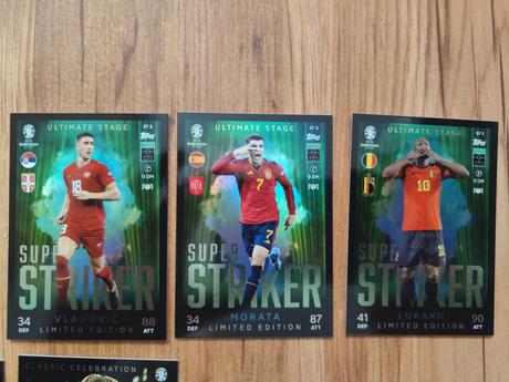 Euro 2024 kartičky topps match attax - tin limited, 