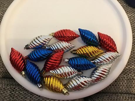 Vianočné ozdoby 16 ks, plast,