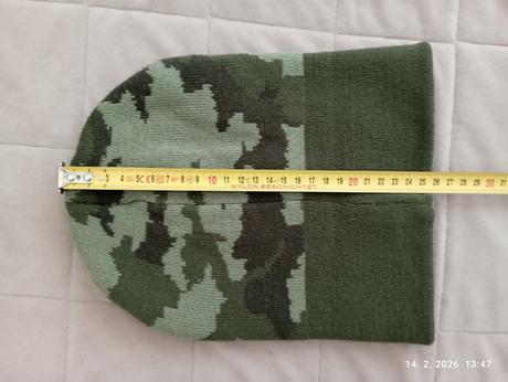 Teplá maskáčová čiapka (už s poštou), c&a,134