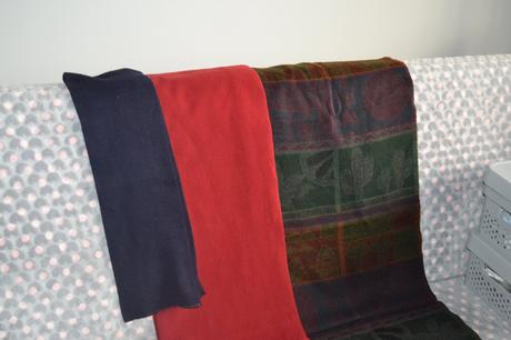 Bavlnené šále rôzne veľkosti 3ks/3e, 