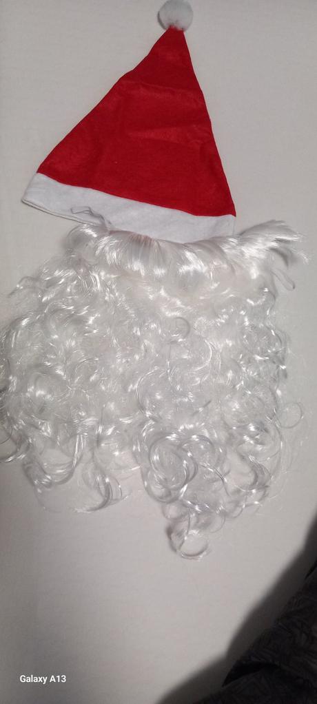 Brada + čiapka pre mikuláša,