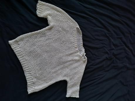 Pulóver háčkovany s väčšími okami už s poštou, m