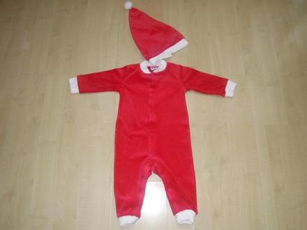 Zamatový vianočný overal lindex /74/, lindex,74