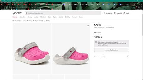 Crocs šlapky - č.27/28 c10, crocs,27