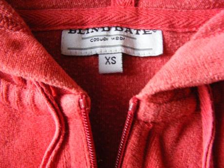 Velúrová mikina blind date, xs