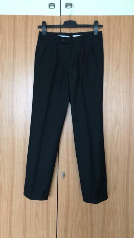 Čierny oblek s vestou 170/44, 44