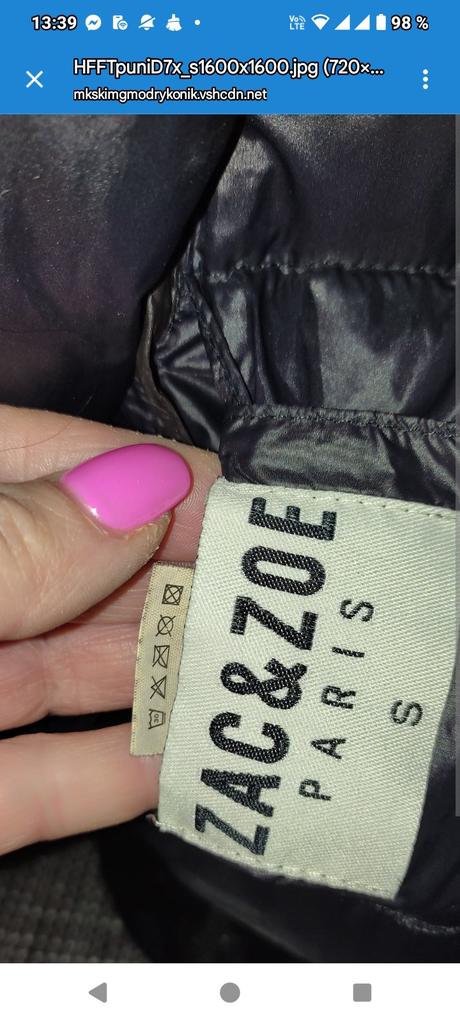 Dámska zimná vetrovka, s