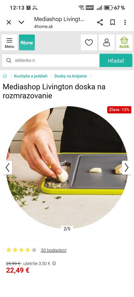 Denko rozmrazovanie bruska struhadielko, 